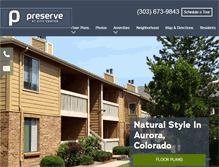 Tablet Screenshot of preserveatcitycenter.com